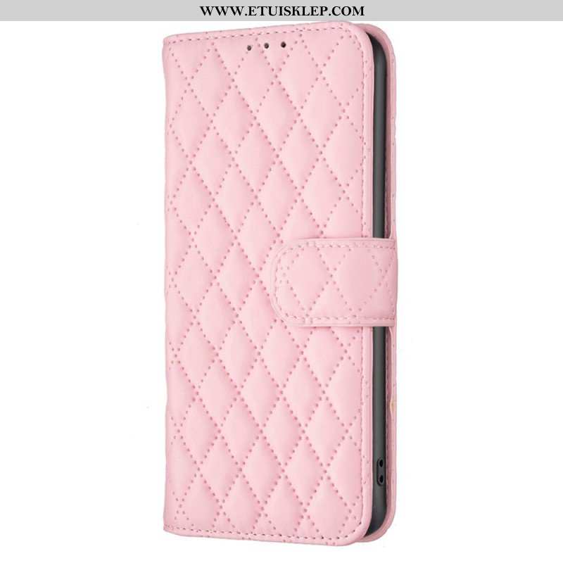 Etui Folio do Poco X5 Pro 5G Pikowany Binfen Kolor